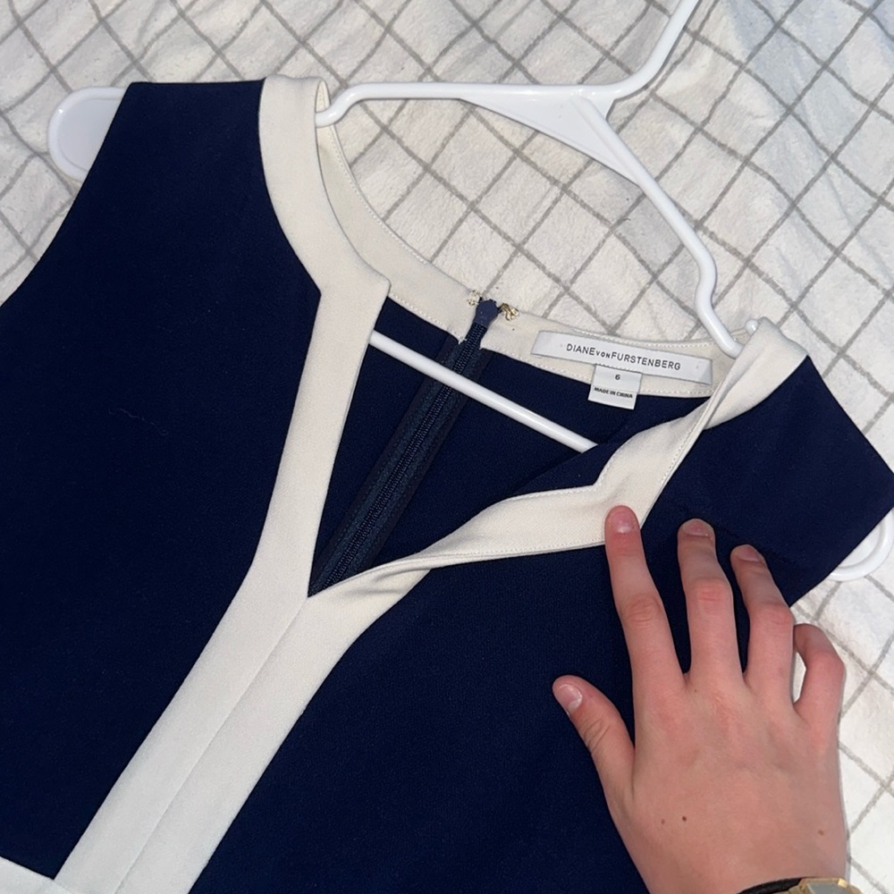DIANEvonFURSTENBERG Navy Blue Dress